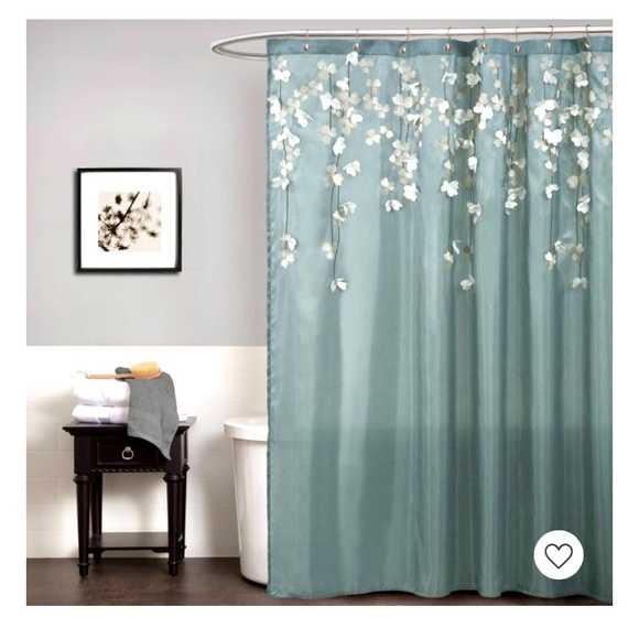 Lush Decor| Flower Drop shower curtain - Picture 6 of 9